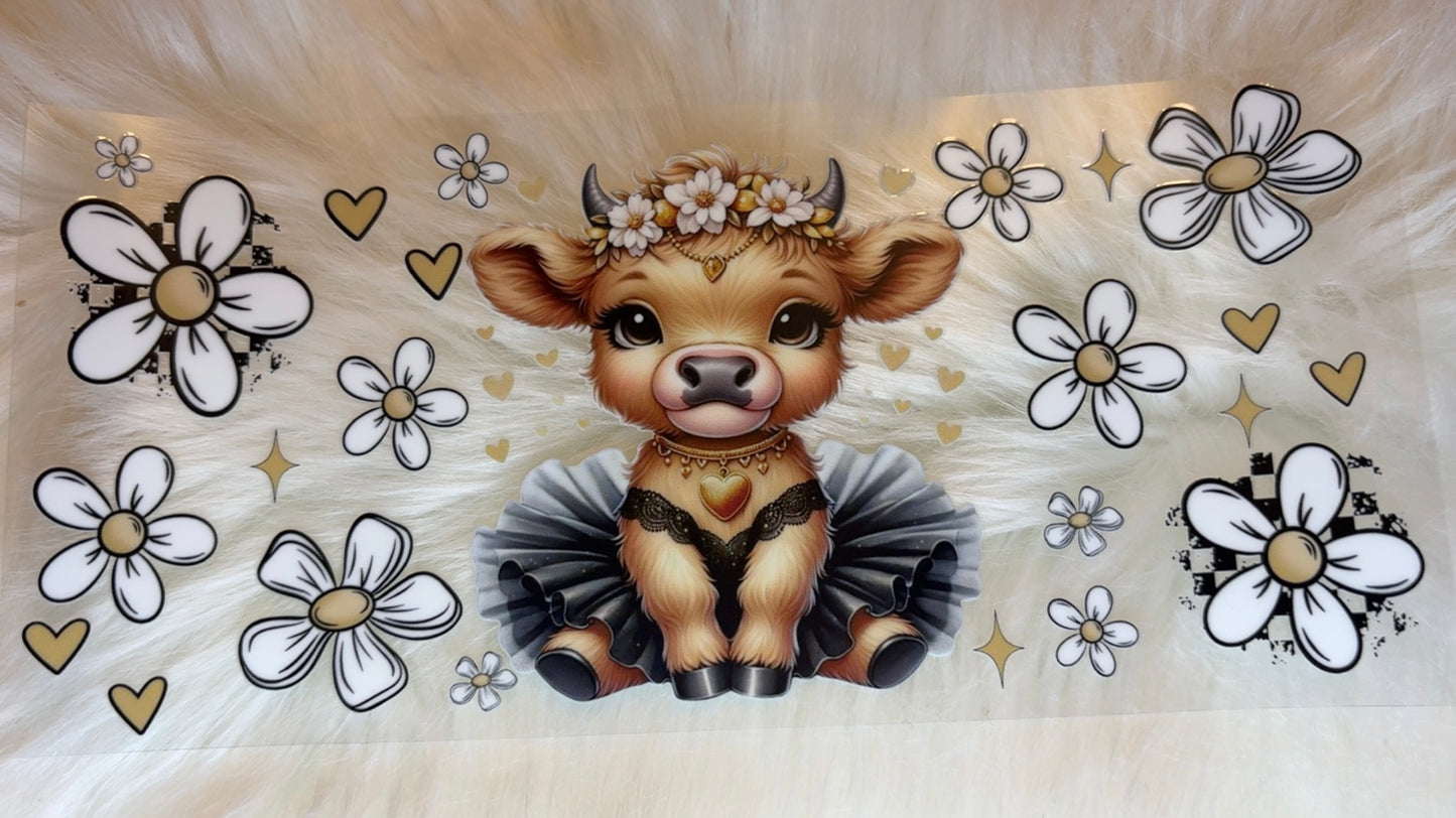 Cow with tutu