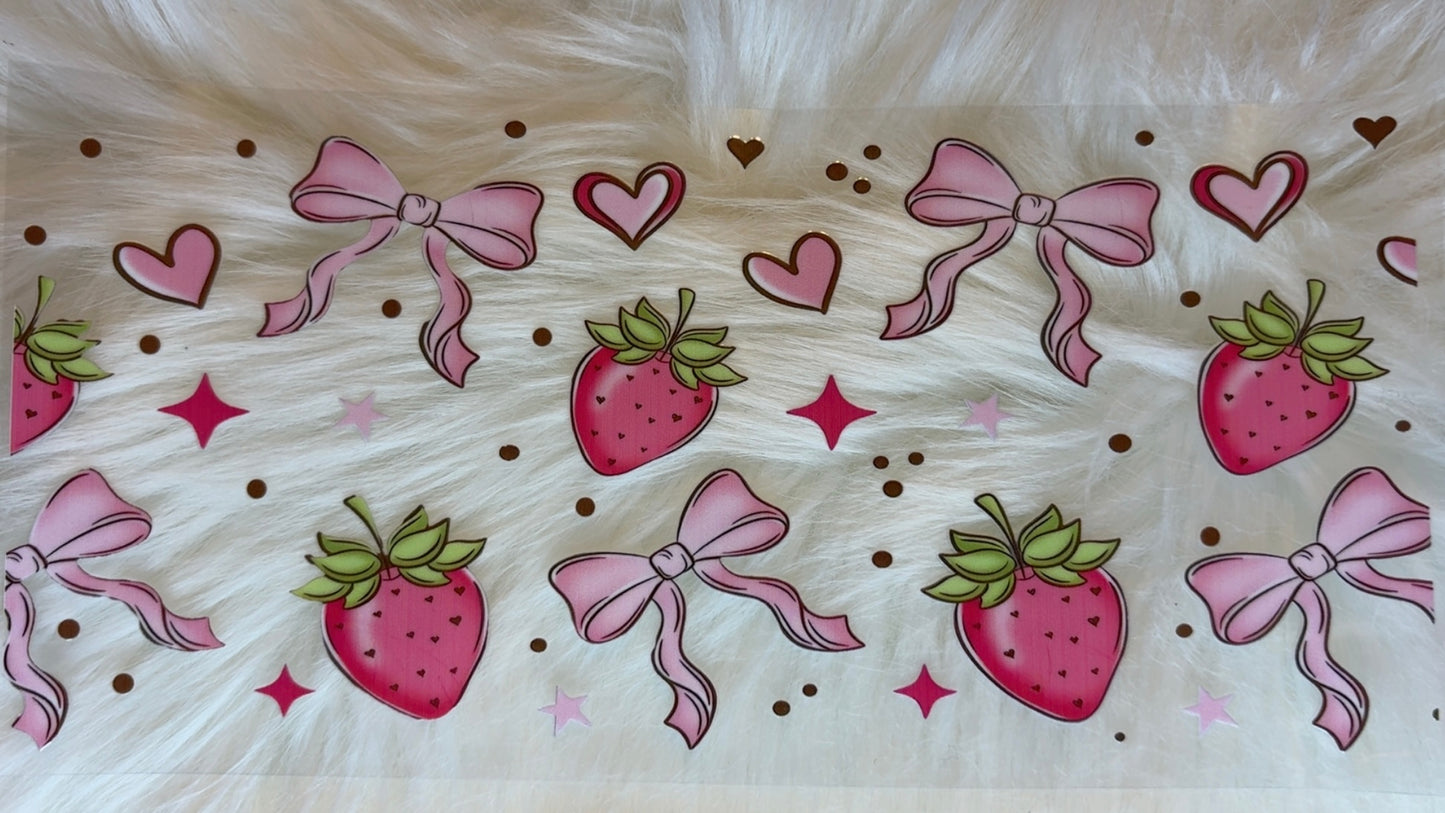 Strawberries and bows