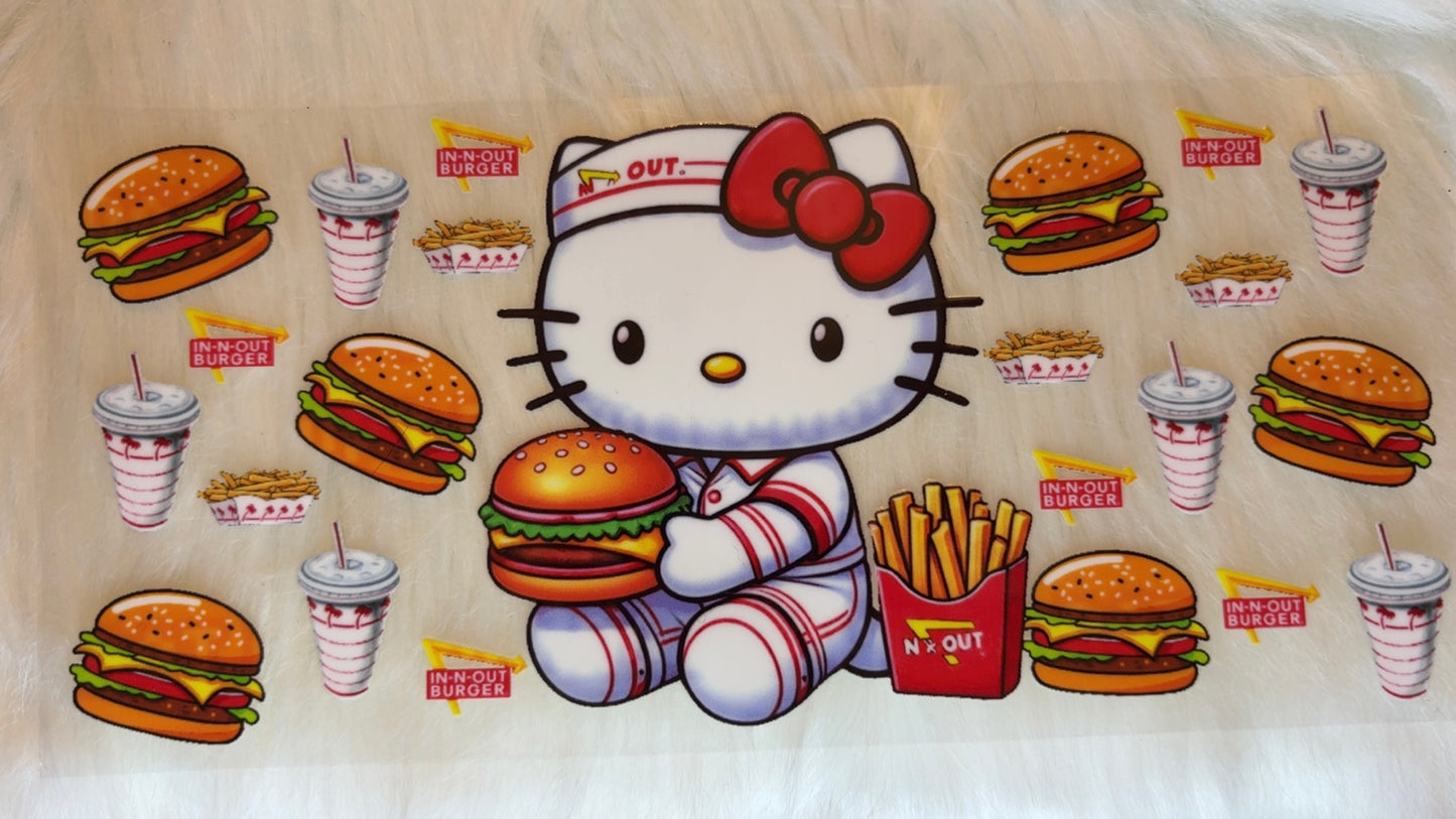 Hello Kitty In n out burger