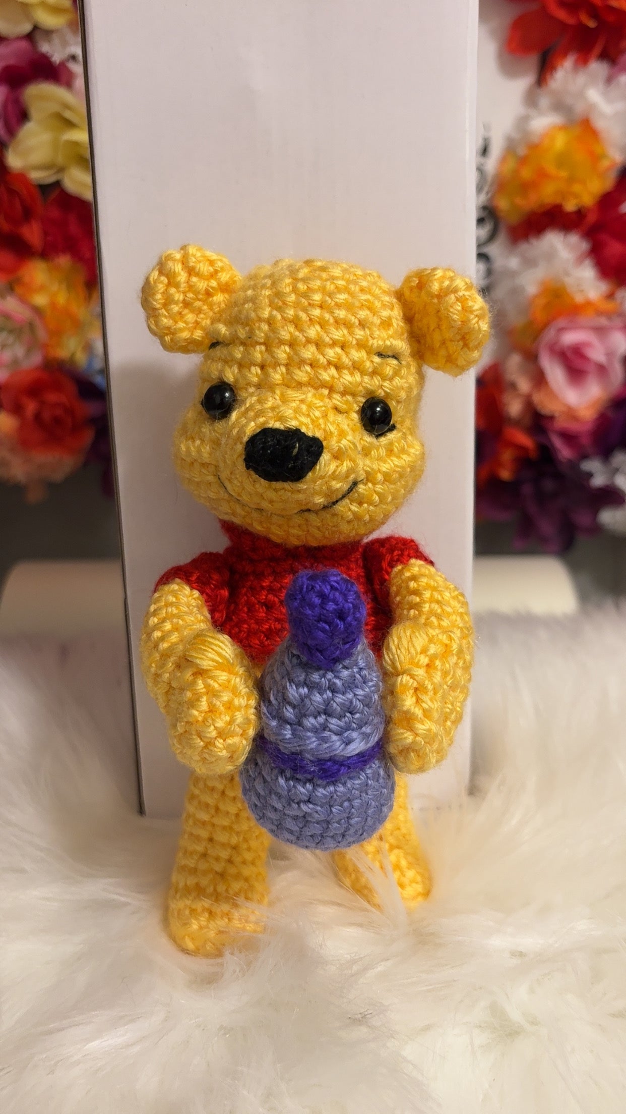 Small Pooh Crochet Doll