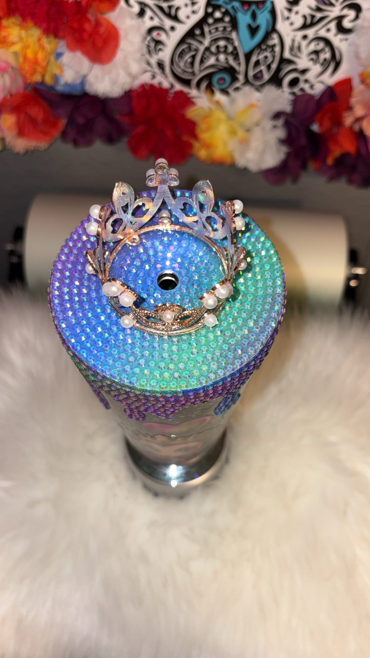 Snow globe Evil Queen Drip Tumbler *Slow Flow*