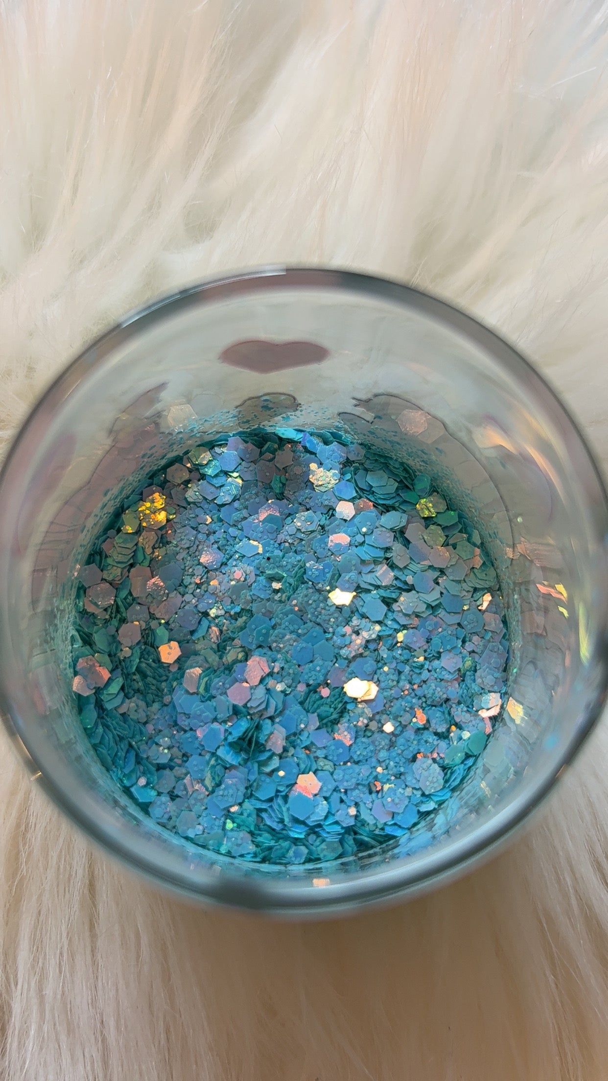 2oz Glitter Bottle ✨Blue Sea✨