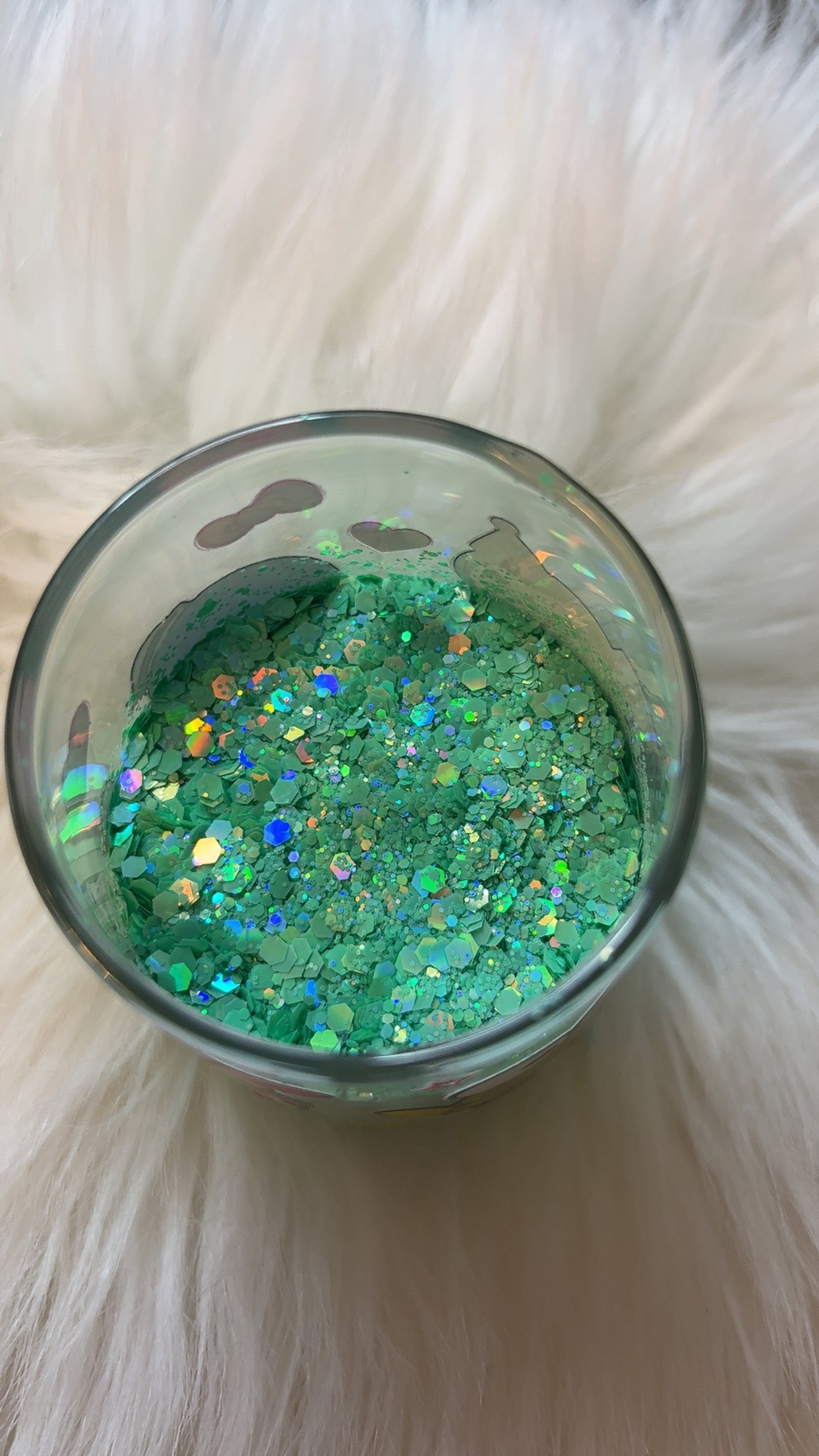 2oz Glitter Bottle ✨Minty Fresh✨