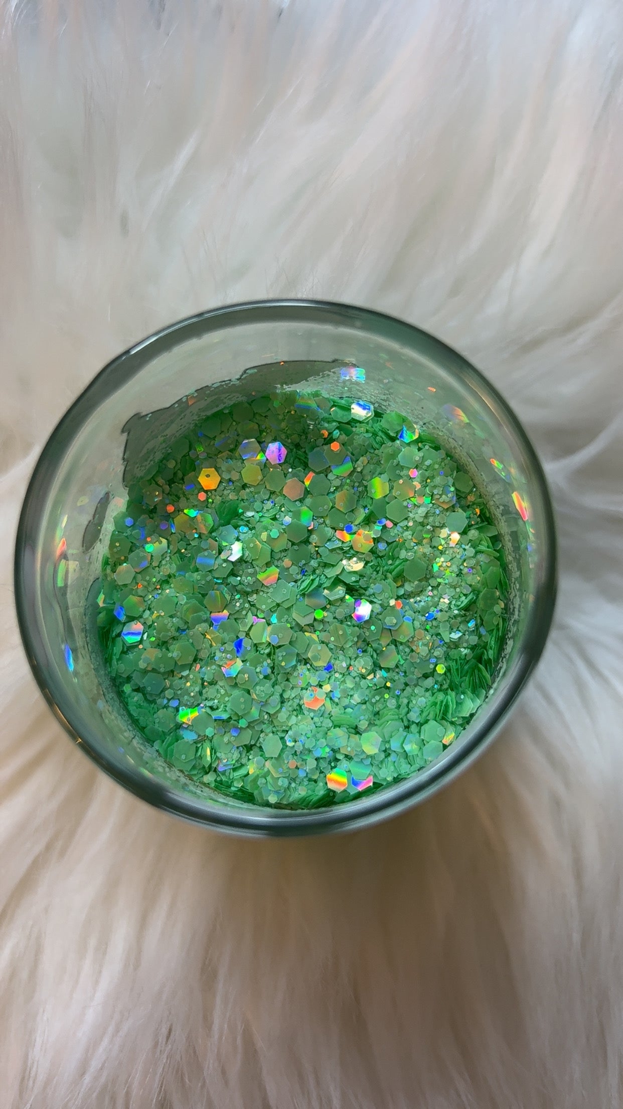 2oz Glitter Bottle ✨Lime Sherbet✨
