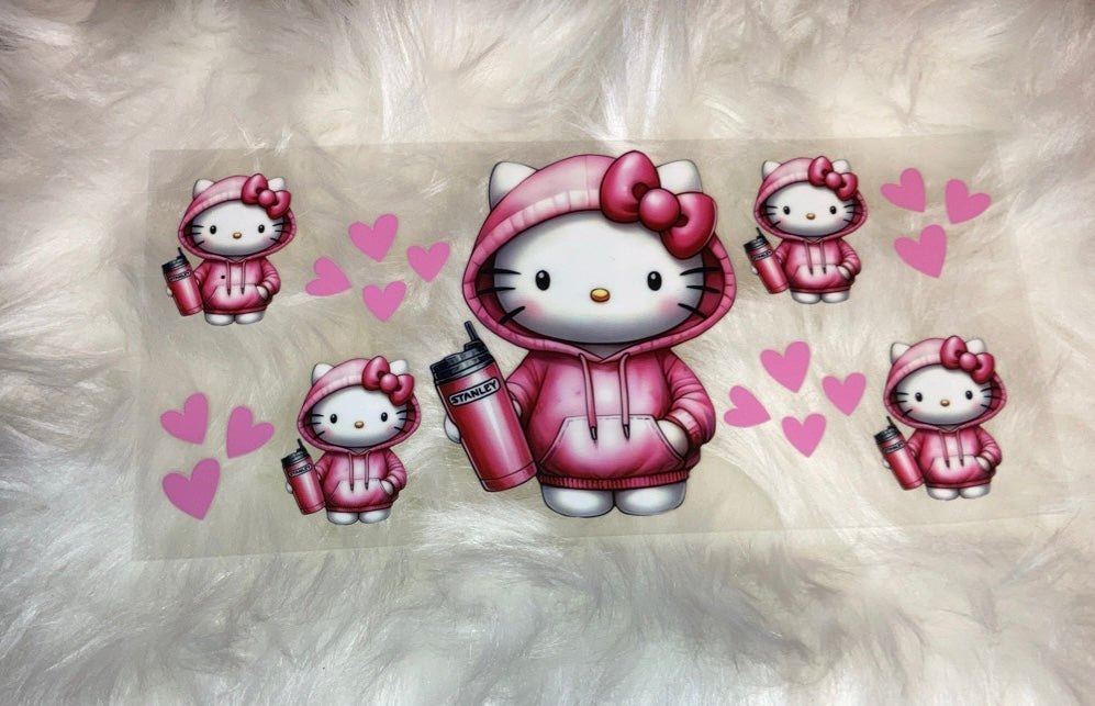 Hello Kitty With Stanley Cup