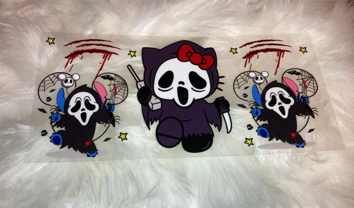 Hello Kitty Ghost Face Halloween