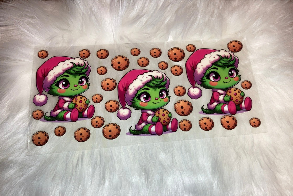 Grinch Baby With Cookies Christmas