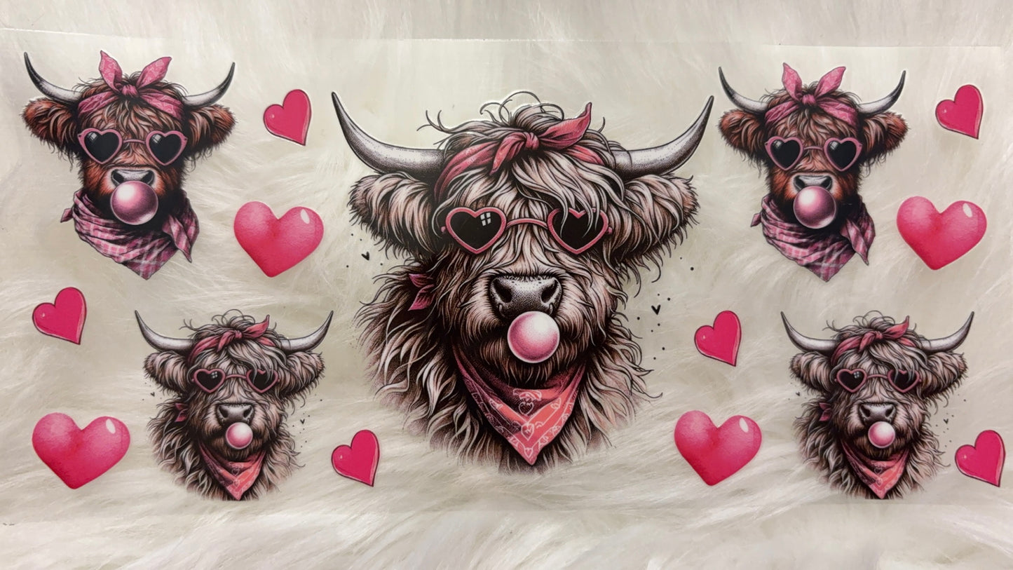Cow With Hearts