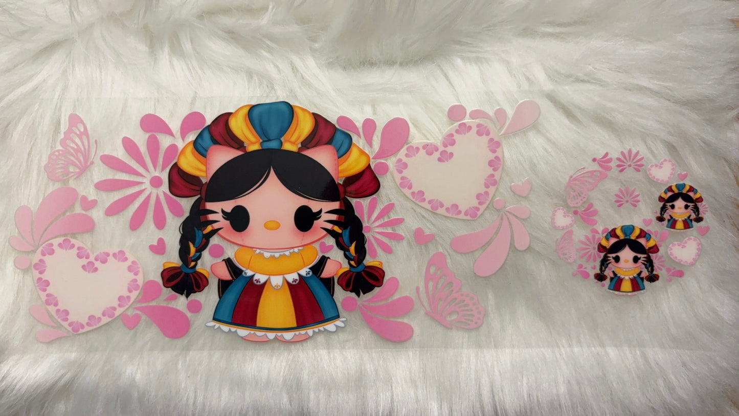 Mexican Little Girl With Lid Wrap