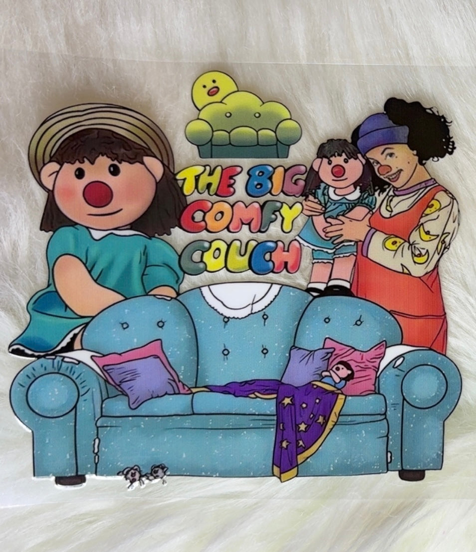 The big comfy couch decal