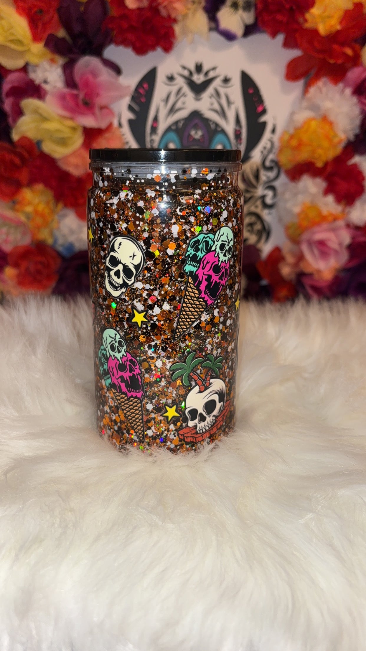 Snow globe Chucky Tumbler *Suspended Flow*