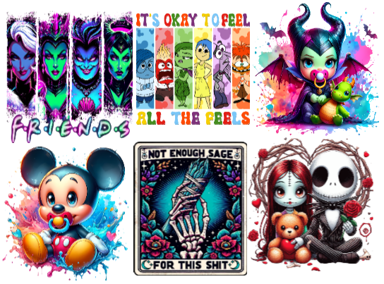 DTF Heat Transfers "COLD PEELS"