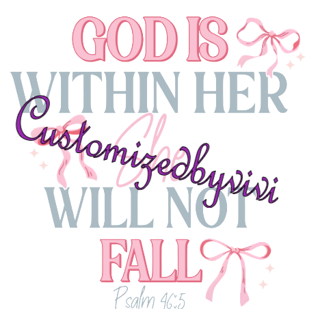 God Is With Her Dtf Heat Transfer