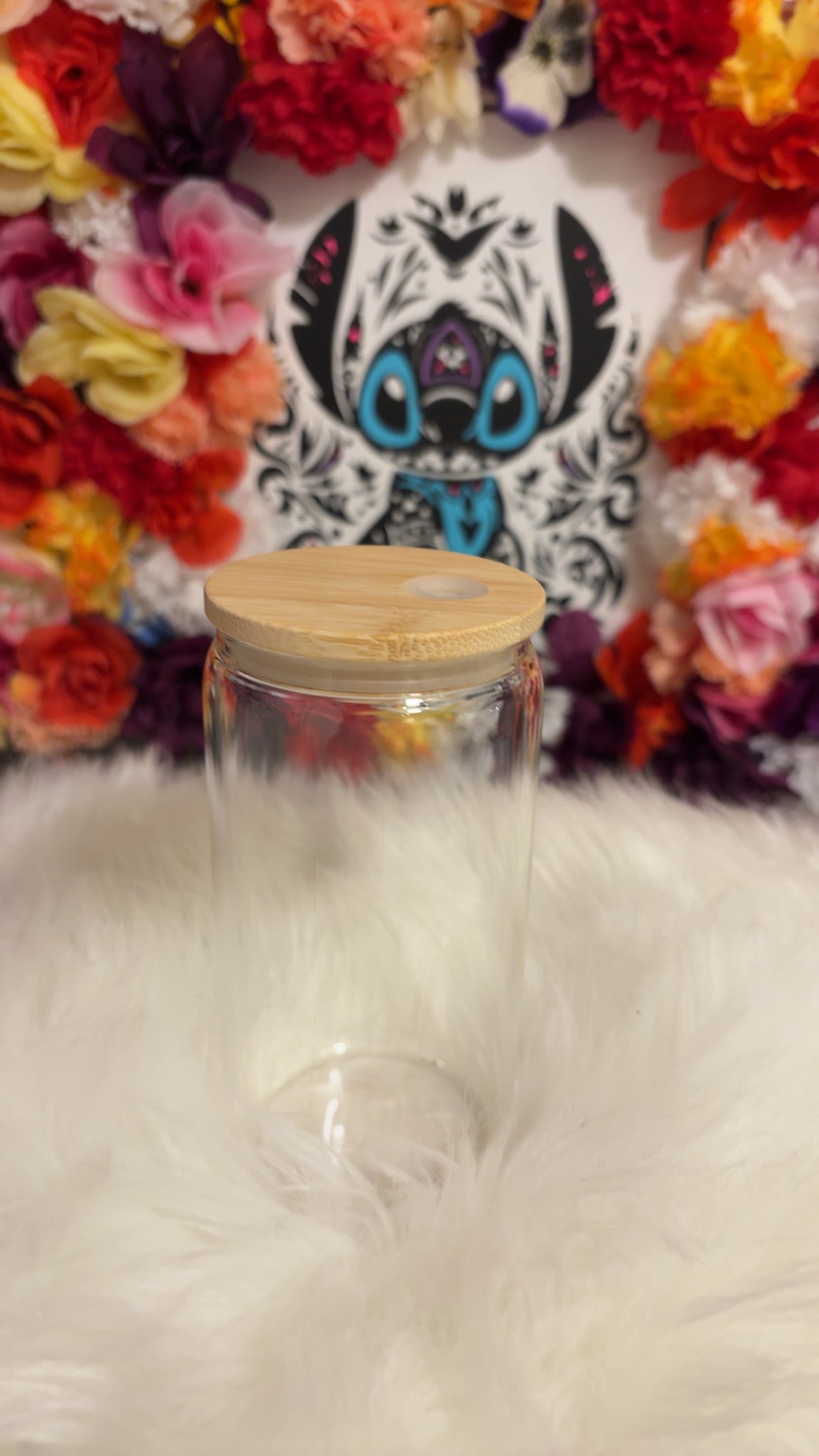 Single wall glass tumbler 16oz