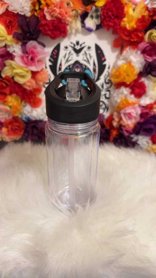 Kids snow globe tumbler black 10oz