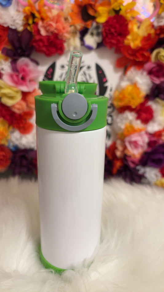 Kids green sublimation tumbler 12oz
