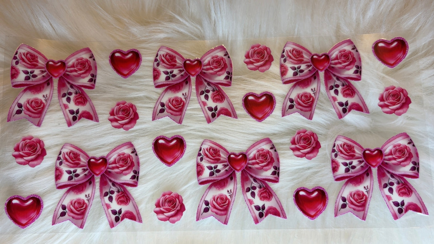 Bows and hearts