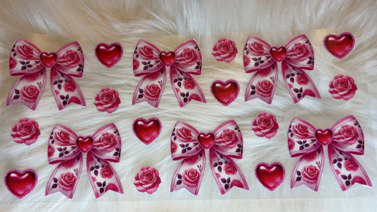 Bows and hearts