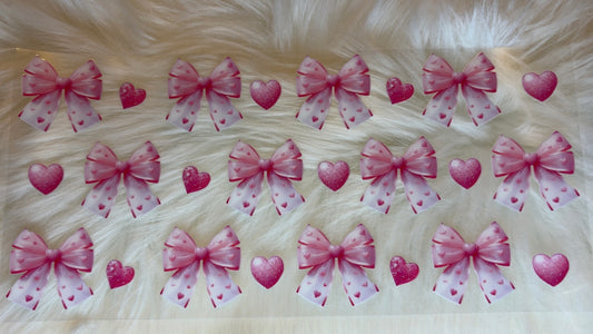 Bows and hearts