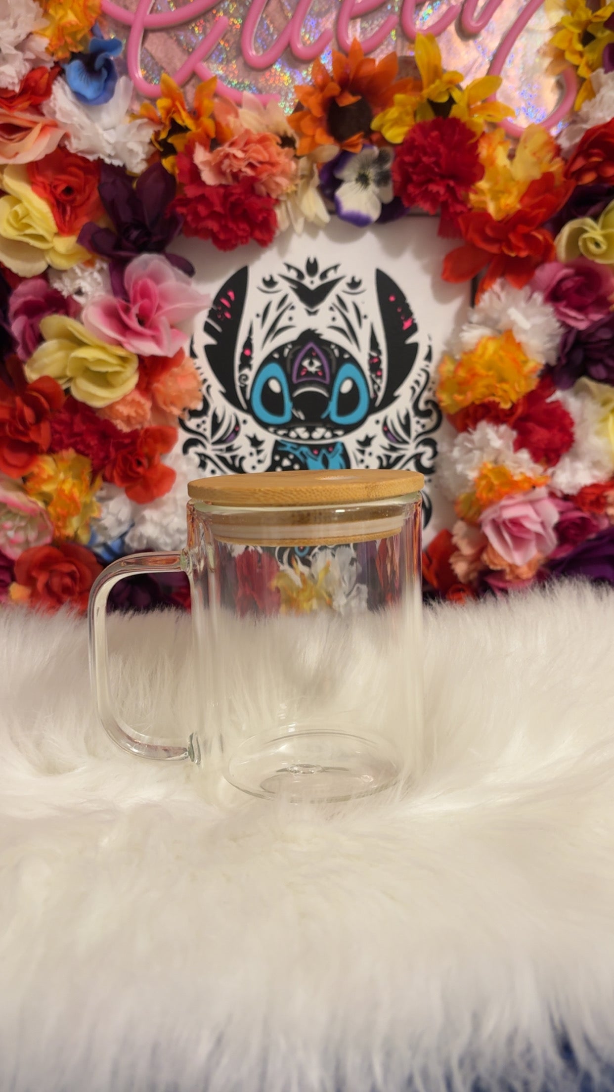 Glass Snow Globe Mug 15oz