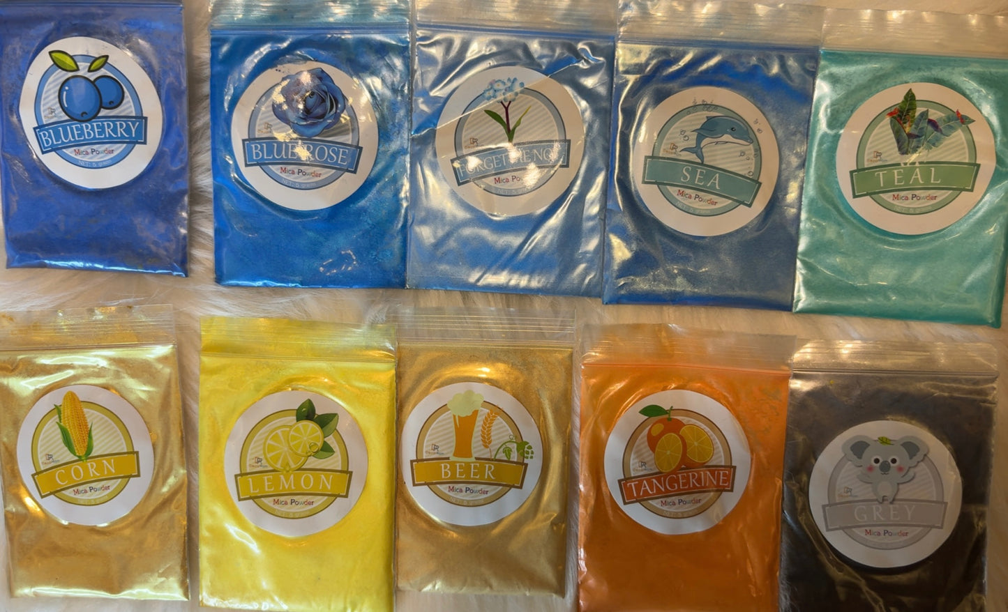 Shimmer Powders For Tumblers