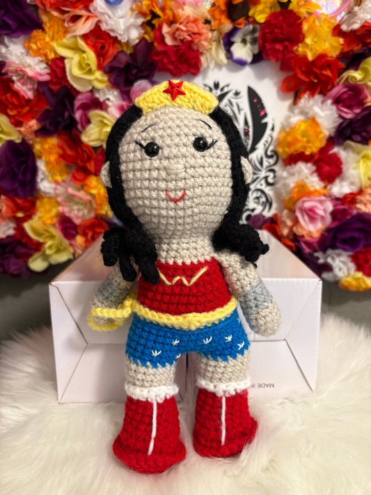 Wonder Woman Crochet Doll