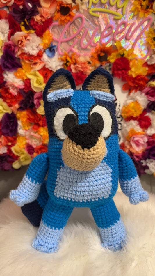Bluey Crochet Doll