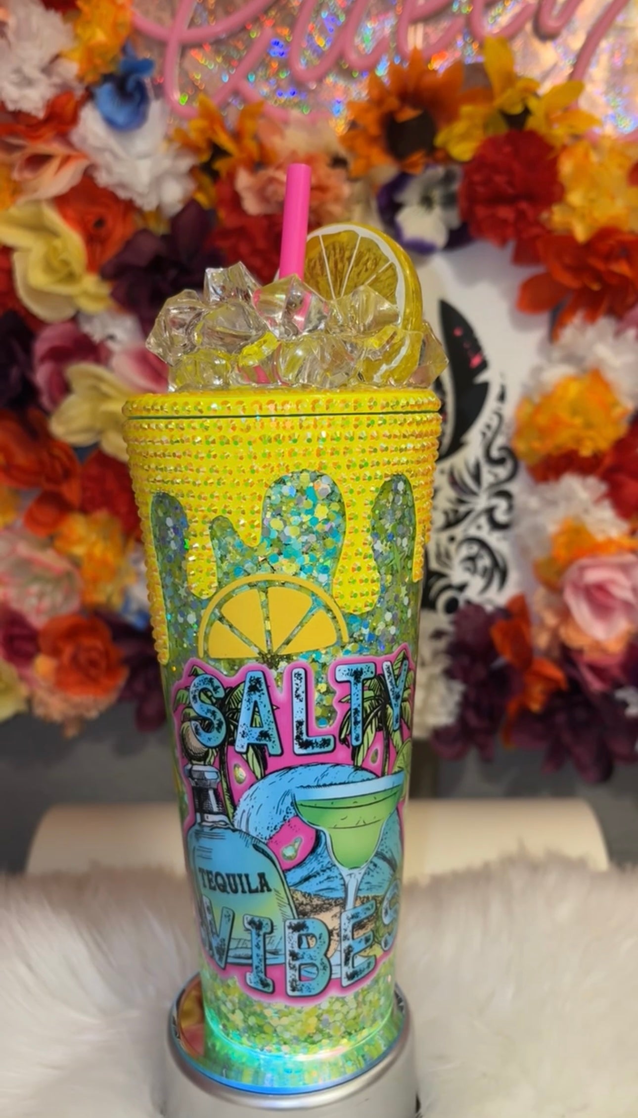 Snowglobe 24oz Tequila Drip Tumbler