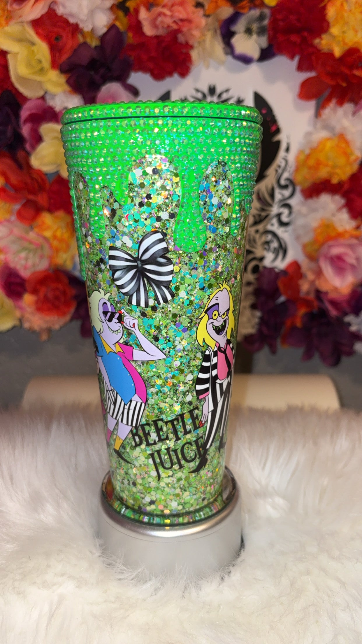 Beetle Juice Snowglobe Glow In The Dark