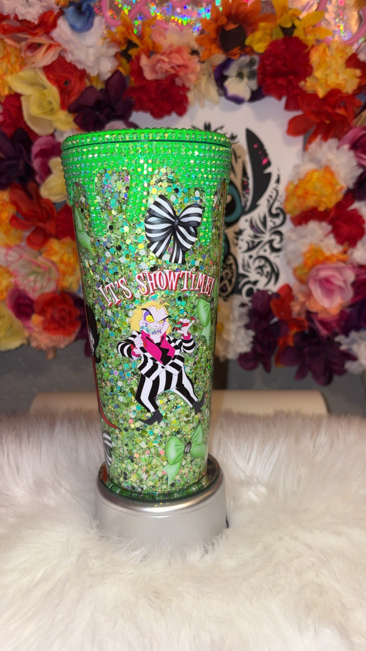 Beetle Juice Snowglobe Glow In The Dark