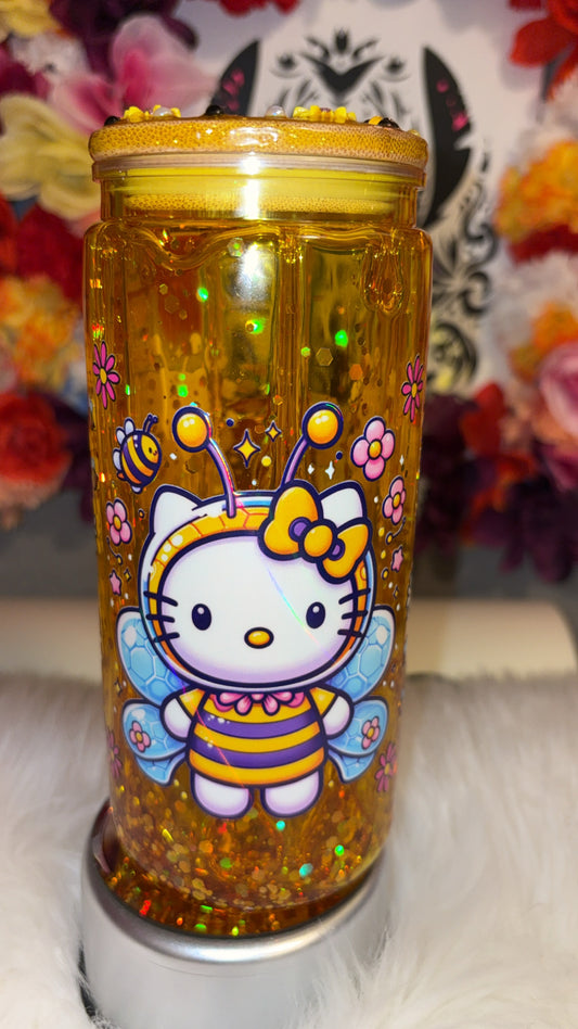 16oz Hello Kitty Honey Drip Tumbler