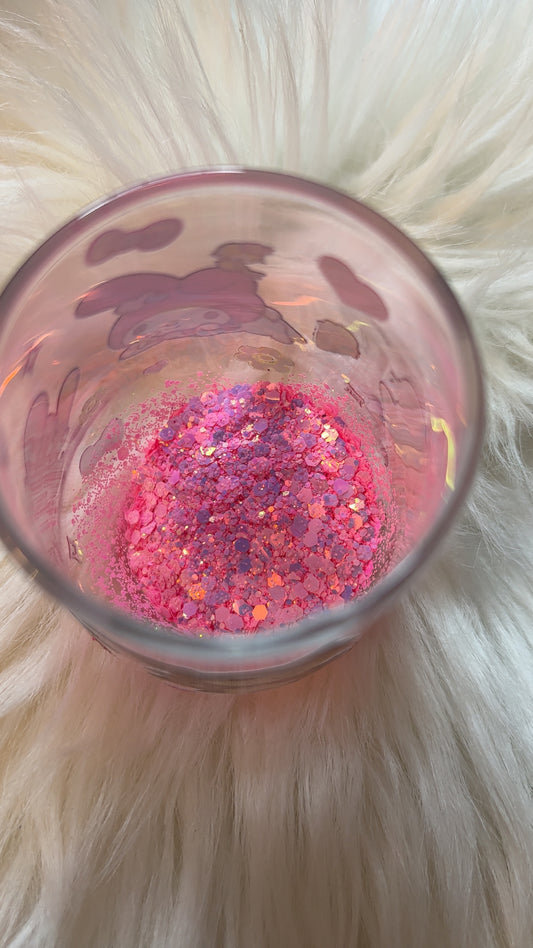 2oz Glitter Bottle ✨Pink Corvette✨