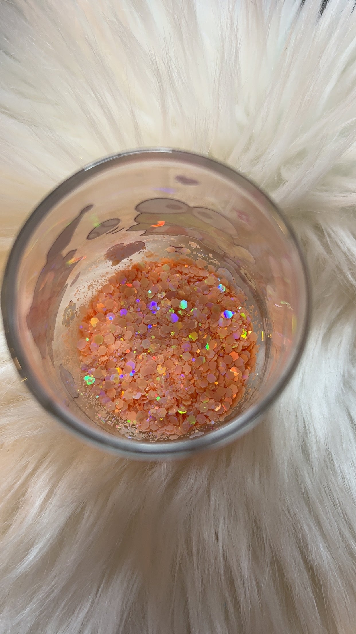 2oz Glitter Bottle ✨Princess Peach✨