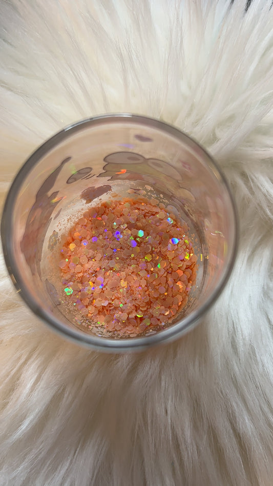 2oz Glitter Bottle ✨Princess Peach✨
