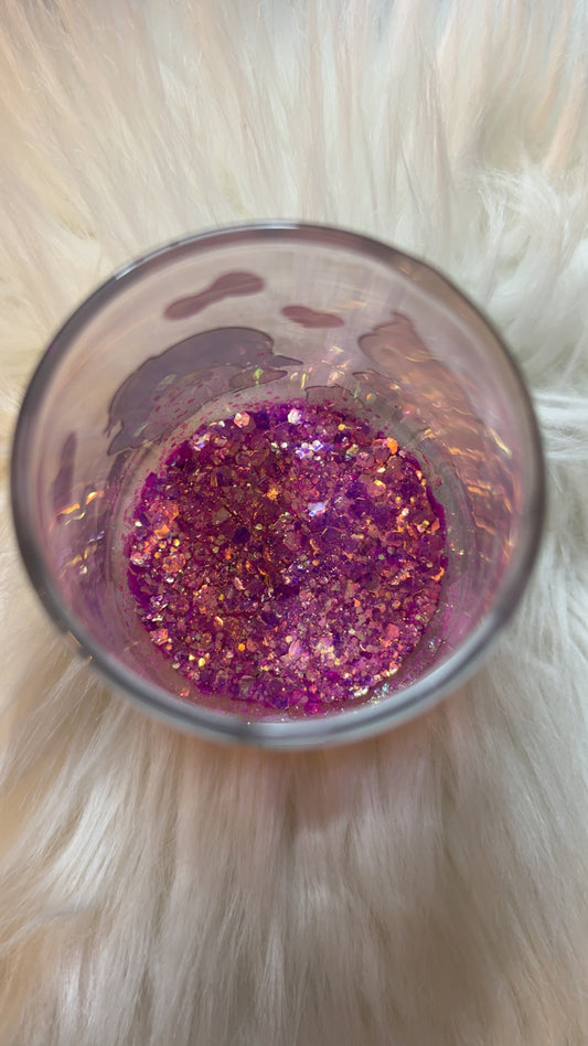 2oz Glitter Bottle ✨Barney✨