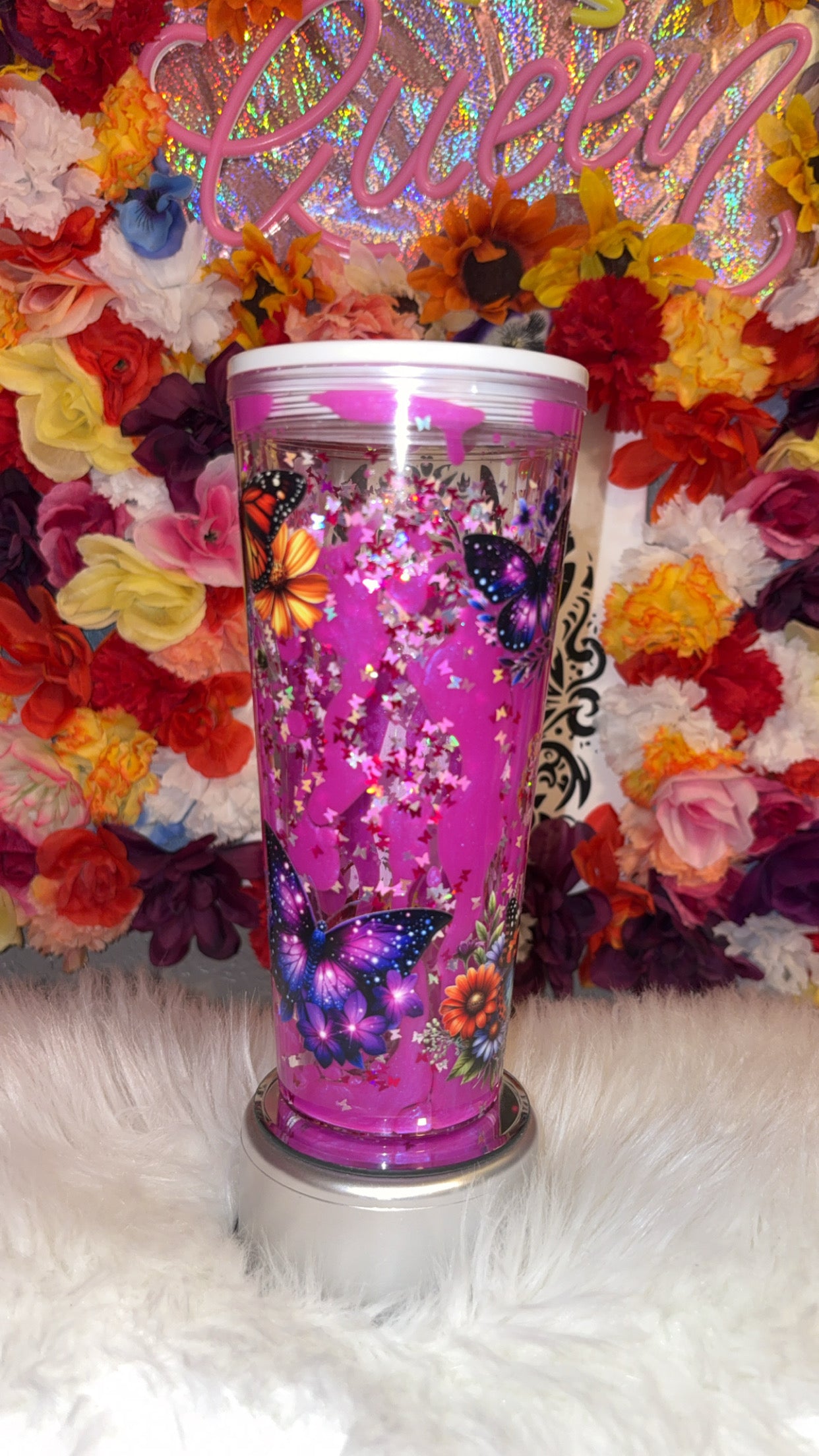 Lava Butterfly Tumbler