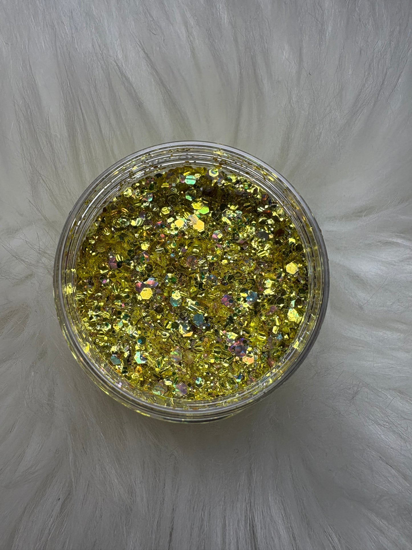 Bubble Glitter 2oz “Lemon Squeez”
