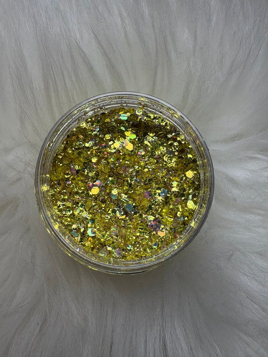 Bubble Glitter 2oz “Lemon Squeez”