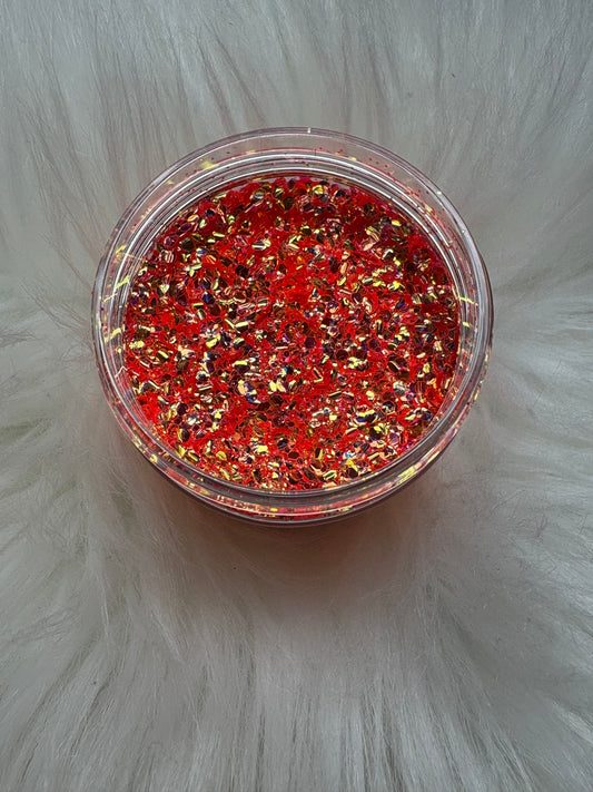 Bubble Glitter 2oz “Orangsicle”