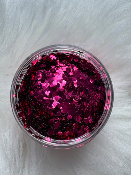 2oz Heart Shape Glitter ✨Heartbeat✨