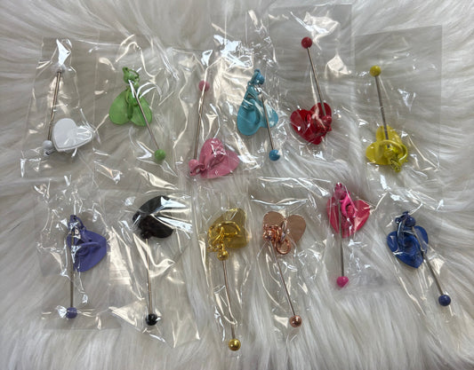 Heart phone Beadable charm