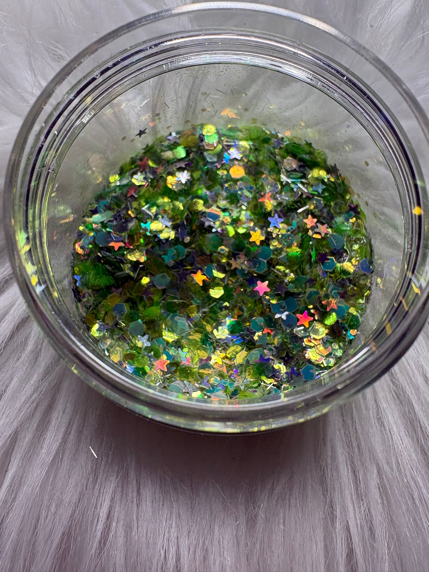 New Glow Glitter ✨LIME GLOW✨
