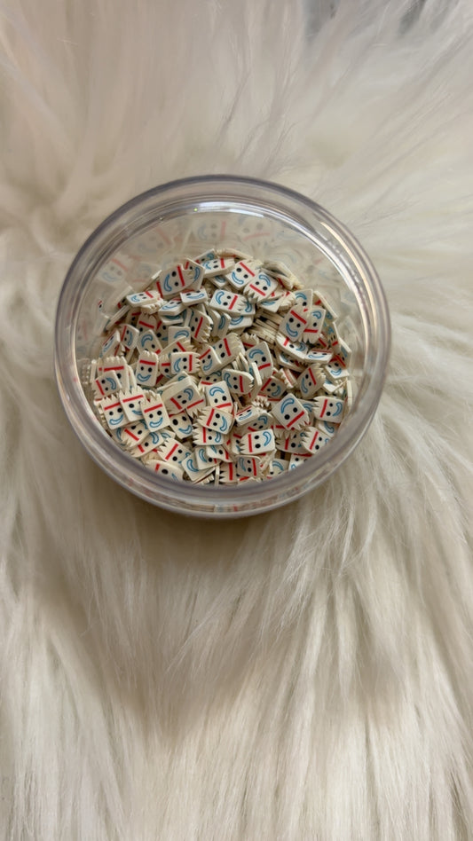 Forky Polymer Clay Pieces
