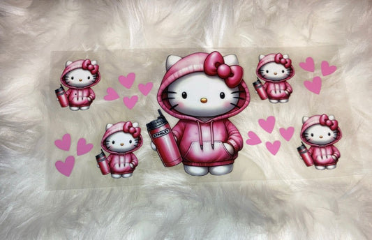 Hello Kitty With Stanley Cup
