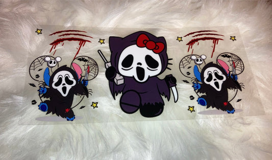 Hello Kitty Ghost Face Halloween