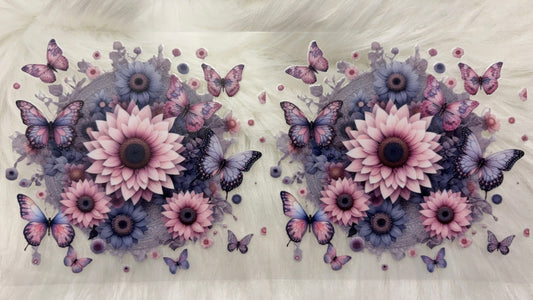Butterfly And FLowers