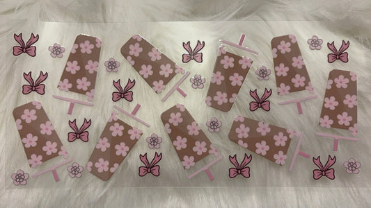 Tumblers With Flowers