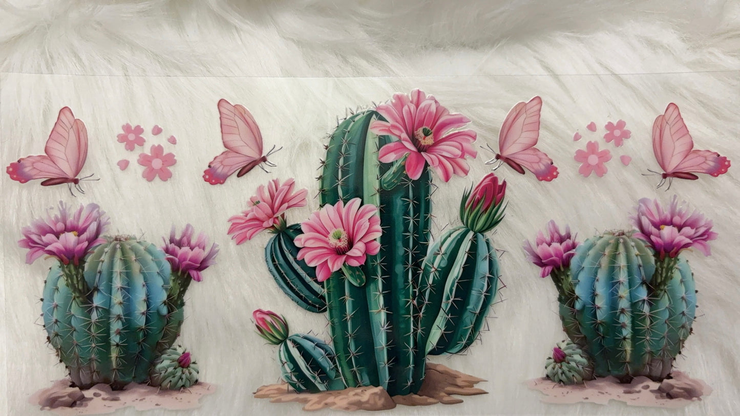 Cactus With Butterflies