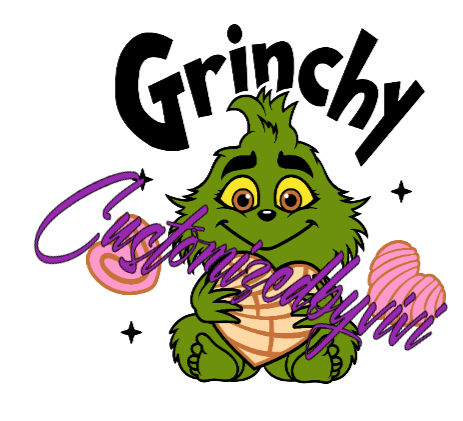 Baby Grinch Concha