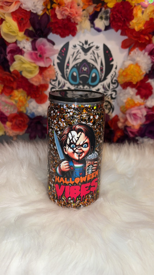 Snow globe Chucky Tumbler *Suspended Flow*